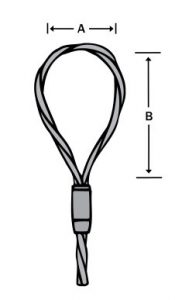 315 Three-Part Braided Wire Rope Sling
