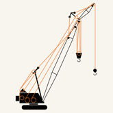 crawler crane rope